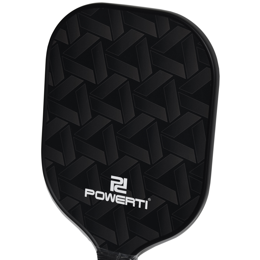 Tennis Table Racket Pingpong Racket Long Handle Carbon Fiber Surface Pickle Ball Racket 2 Paddles with 4 Balls