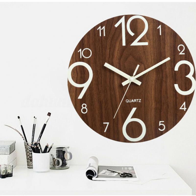 Horloge murale numérique suspendue en acrylique 3D, silencieuse, lumineuse, moderne bricolage avec chiffres numériques, pour bricolage