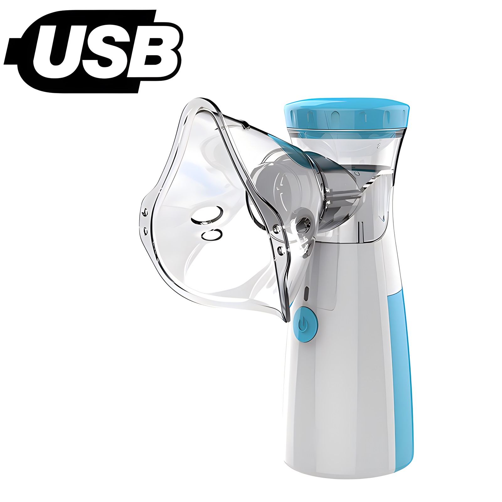 Nebulizador portátil para el cuidado de la salud, inhalador silencioso para aliviar la rinitis, Humidificador doméstico para adultos, atomizador de malla de mano