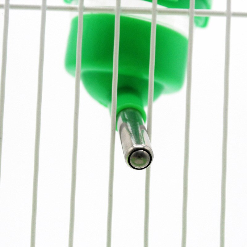 Kæledyrshund marsvin egern kanin drikkehoved rør springvand 3 størrelser plast hamster vandflaske dispenser foderautomat hængende