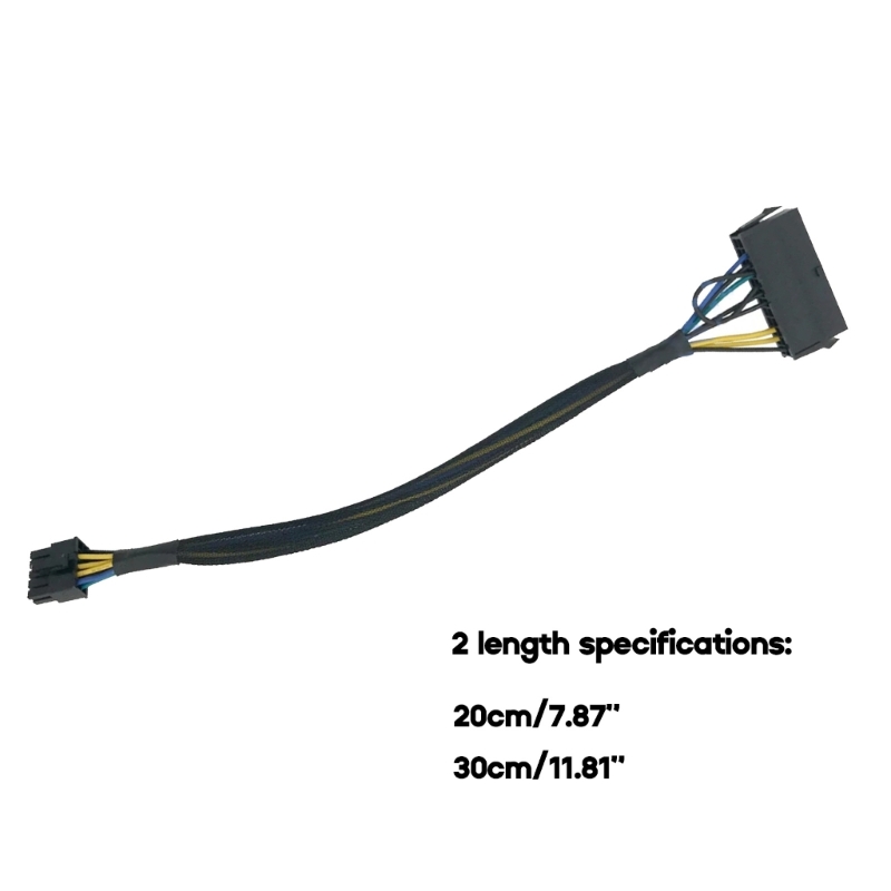 Cable adaptador ATX fuente alimentación principal PSU 24 pines a 10 pines para placa base