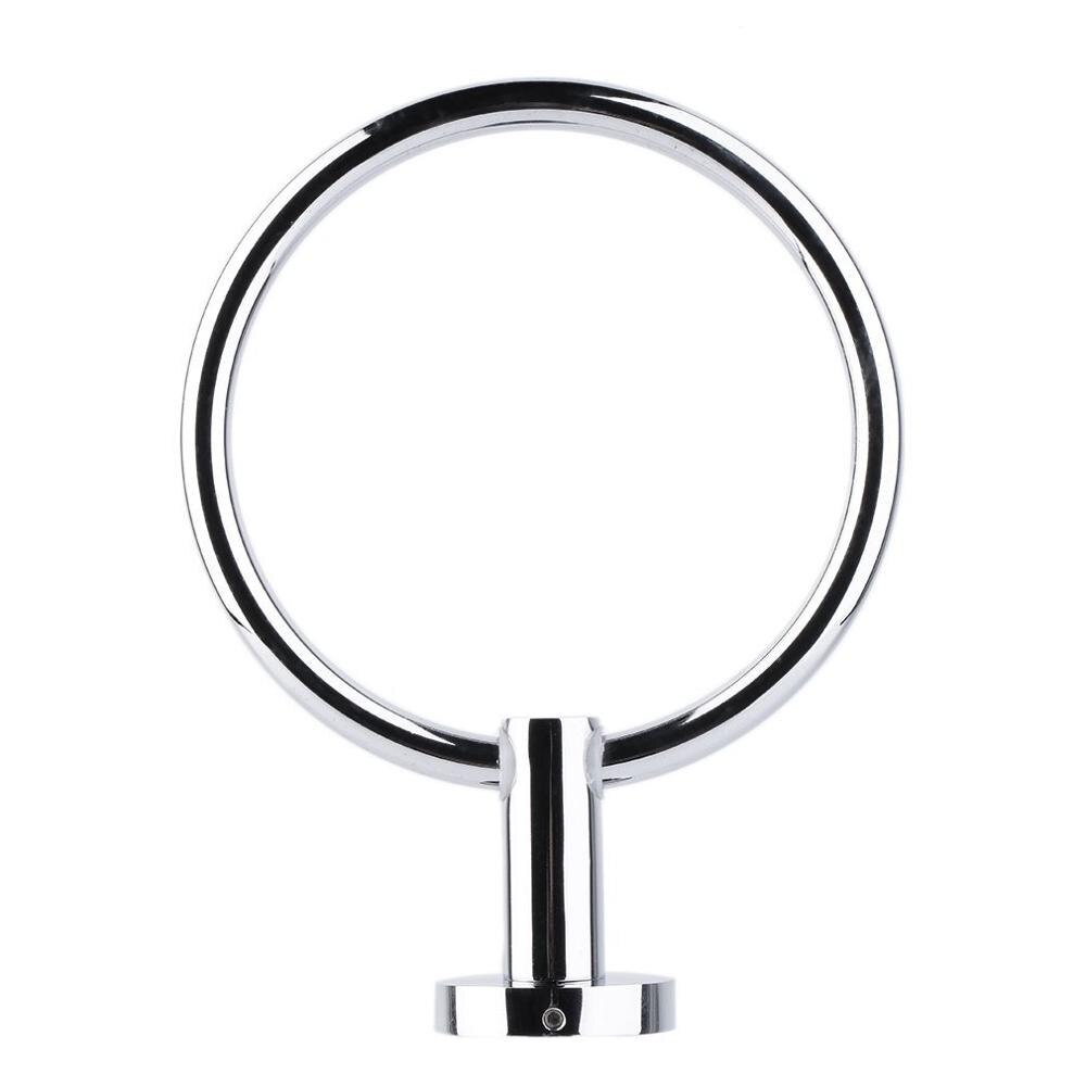 Toalleros portátiles, toalleros redondos de acero inoxidable, toallero con anillos, accesorios de baño montados en la pared, toalleros antioxidantes