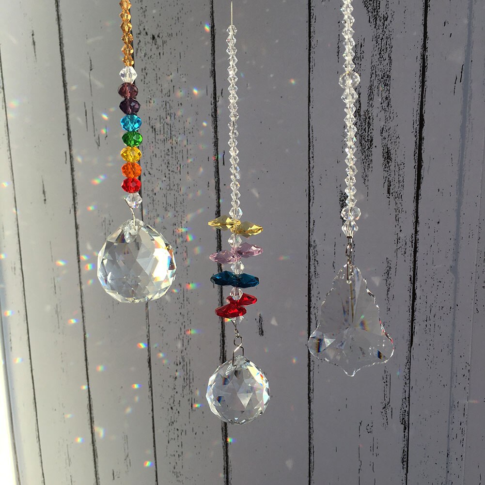 30 & 50 Mm Clear Prims Venster Zon Catcher Collection Kralen Tuin Decor Rainbow Maker,Housewarming 3 Stks/set