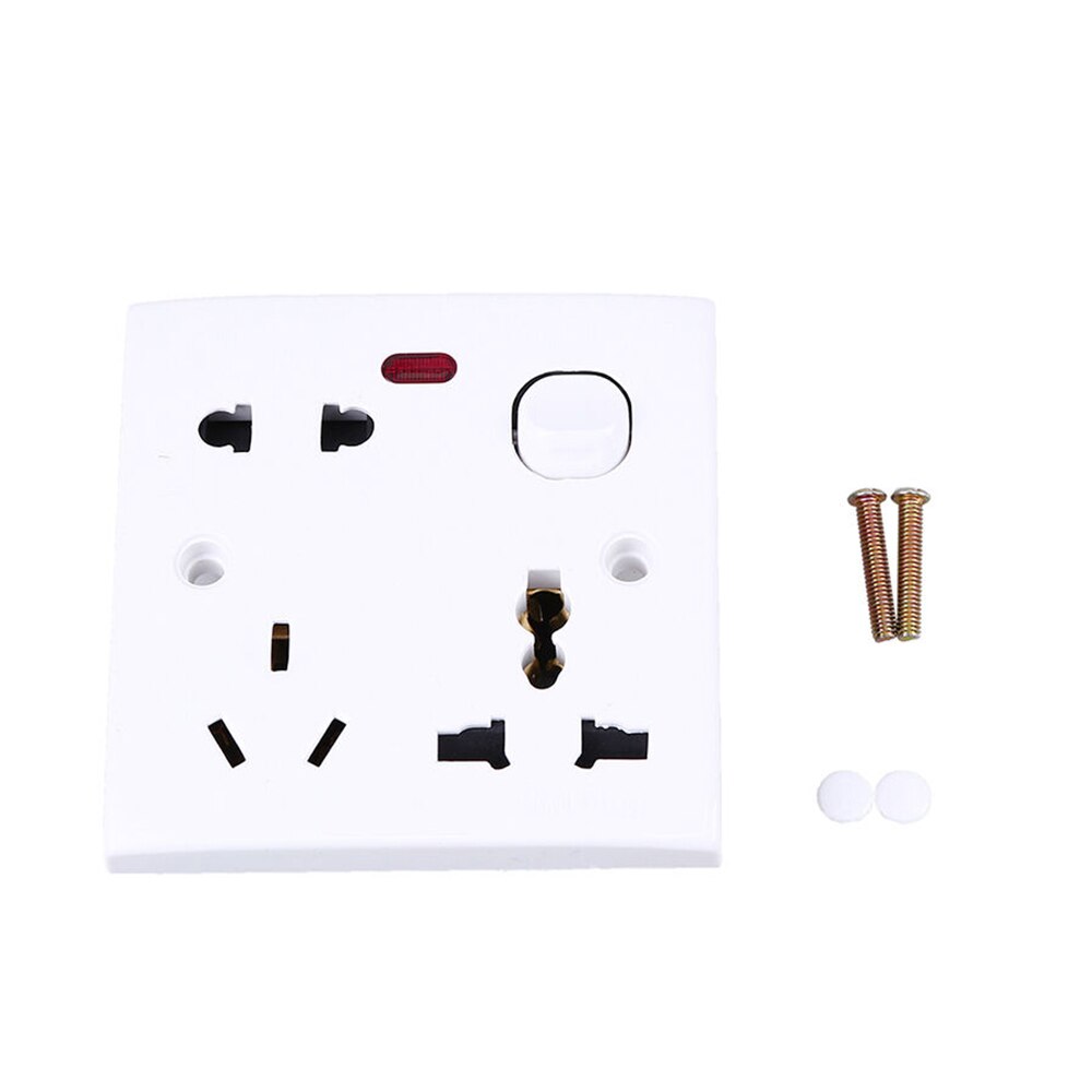 US/UK/EU Plug Home Safe Electrical Outlet Panel Switch 250V 10A AC Electric Wall Socket