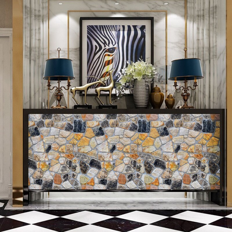 3D Wall Stickers Detachable Waterproof Wall Stickers Cafe Bar Restaurant Bar Background Wall Decoration CNIM