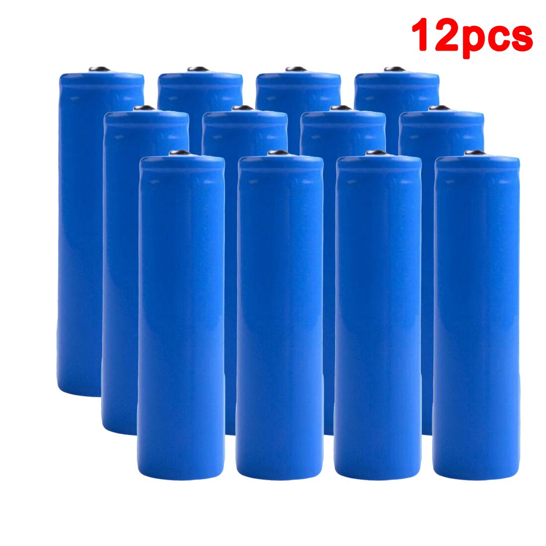 18650 Rechargeable battery Spare battery 3.7v 2200mAh accumulators aa lithium 3.7v Li-po Rechargeable 18650 Battery: 12 pcs