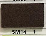 Tela de fieltro marrón de 45x90cm y 5mm, tejido grueso y duro no tejido para costura de artesanía para el hogar y guardería: 5m14