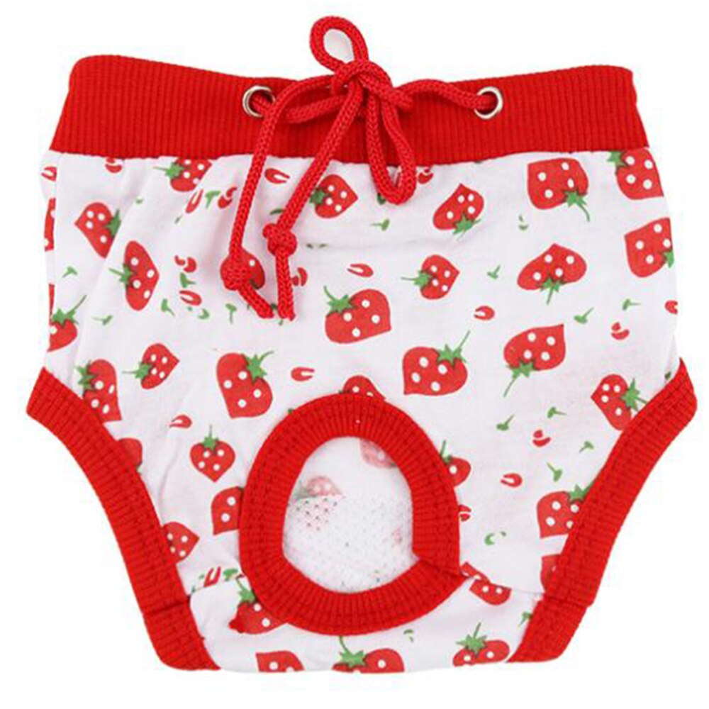Katoen Pet Veiligheid Broek Comfortabel Hond Menstruatie Broek Sanitaire Fysiologische Broek Voor Kat Hond Pet (Willekeurige Stijl, maat S)