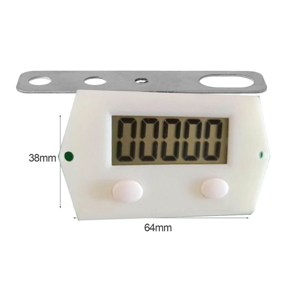5-digit Digital Punch Electronic Counter Magnetic Inductive LCD Display Proximity Switch Round Powerful Magnet TT-5J