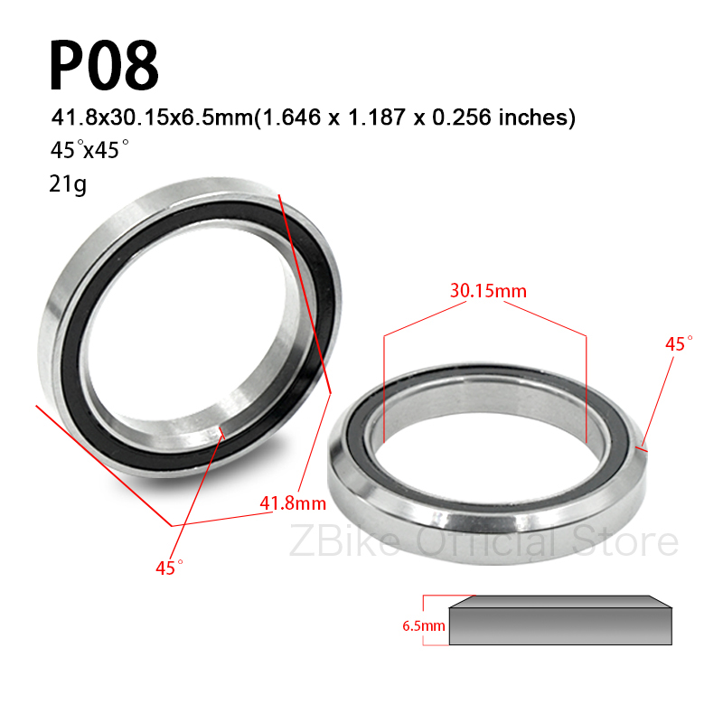 Bicycle Headset Bearings 41/41.8/47/49/51/52mm Mtb Road Mountain Bike Scooter Headset Bearing Repair Parts Cycling Accessories: Yellow