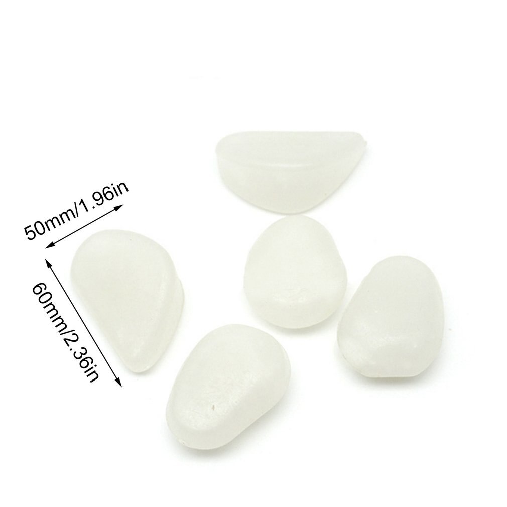 30 stuks glow in the dark tuinkiezels, lichtgevende stenen, stenen voor looppaden, tuinpaden, patio's, gazons, tuindecoratie, lichtgevende stenen