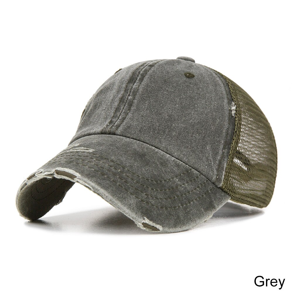 Truenjoy sommer kvinder mesh hestehale baseball cap snapback kasketter til kvindelig sport hat dame ben gorras
