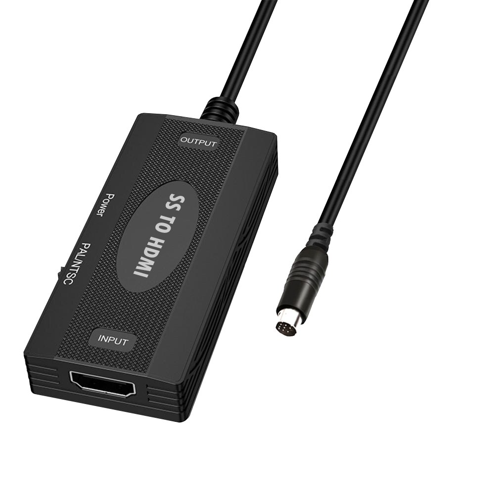 Praktische Game Console Ss Naar Hdmi-Compatibel Adapter Voor Sega Saturn Hd Tv Converter Televisie Connector Apparaat