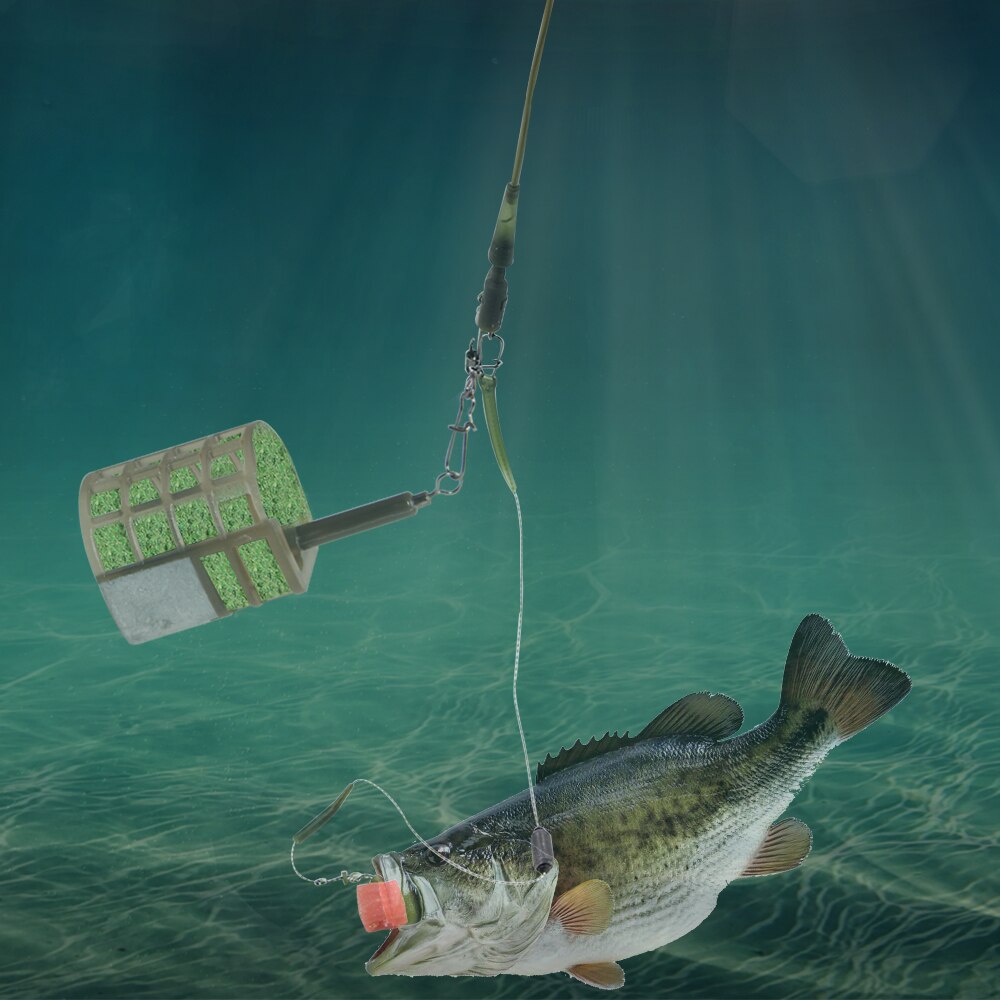 EASY CATCH 5pcs 25g 30g carp Fishing Feeder tackle bait thrower food holder Cage for ice fishing equipment tackle