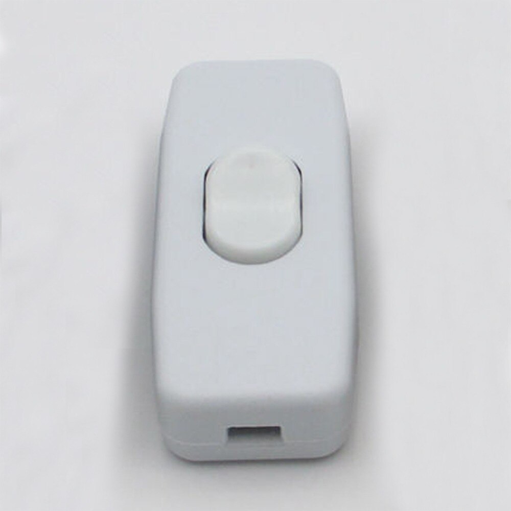 303 Switch Halfway Rocker Momentary Push Button Rocker Switches Table Lamp Online Switch lack White transparent 1pc