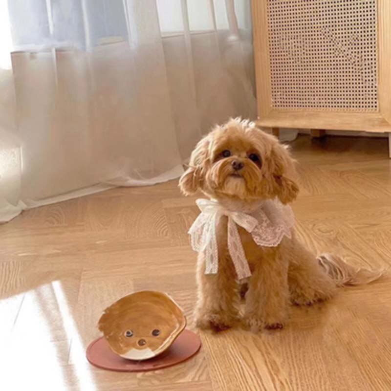 Huisdier Zomer Cooling Sjaal Kat Hond Speeksel Pocket Teddybeer Hond Sjaal Driehoek Sjaal Kant Puppy Speeksel Handdoek Huisdier Accessoires