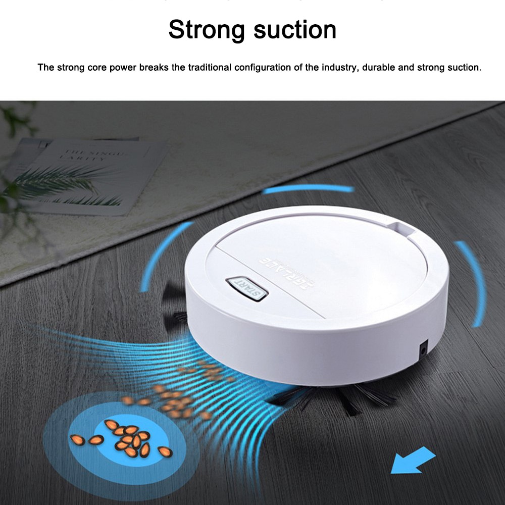 Automatic Robot Vacuum Cleaner Sweep Wet Mop Sweeping Dust Sterilize Smart Planned Remote Control Charging Type Sweep Machine