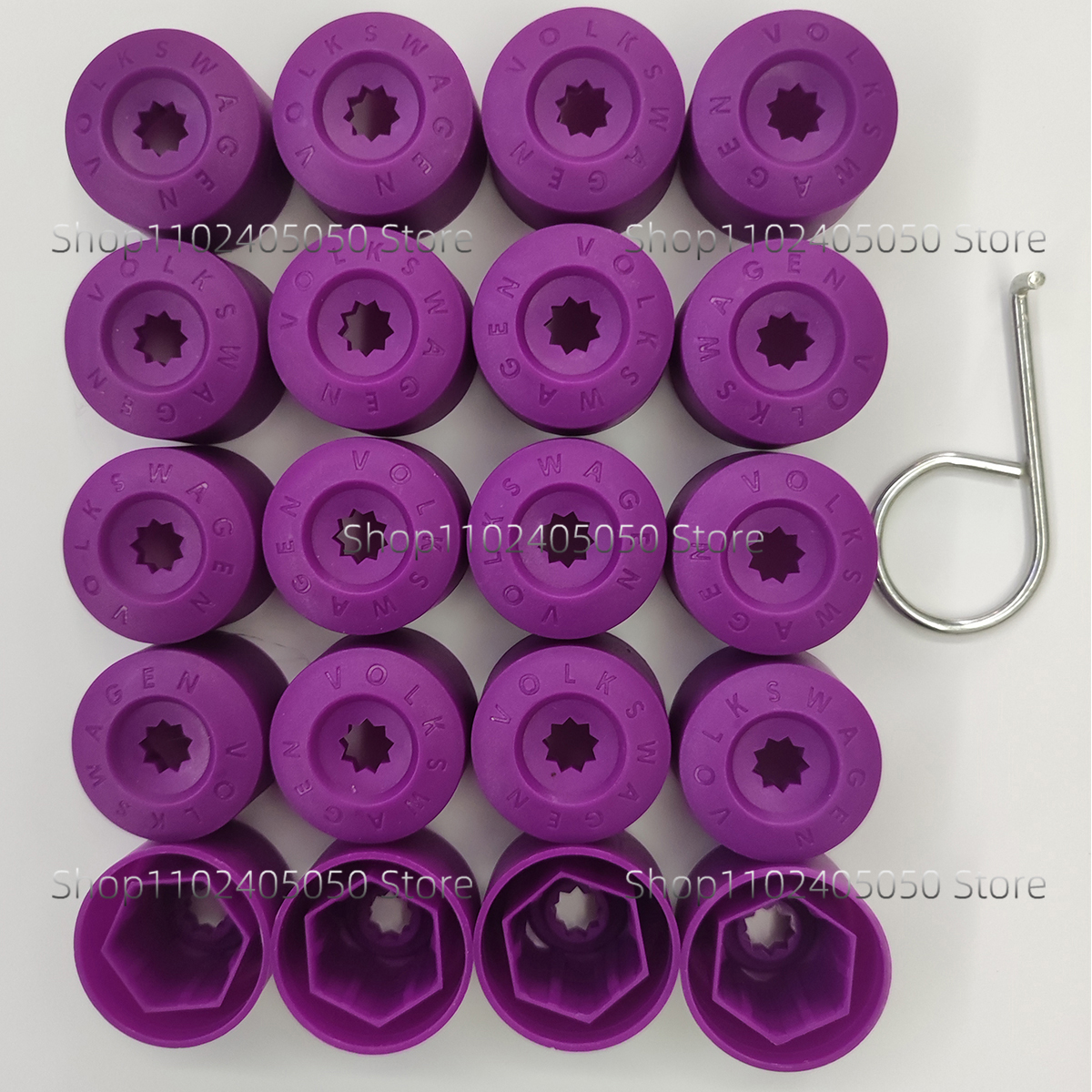 Couvercle d'écrou de boulon de roue de voiture, pour VW Bora Jetta MK6 GTI Passat B7 CC Polo Sharan Suran Touran, accessoires de protection extérieure: YELLOW