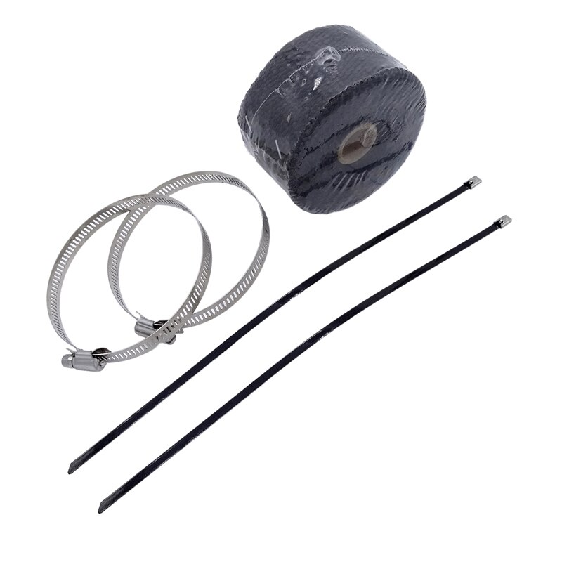 5m motorcyklar termiskt avgasrör värmetejp resistent omslagsfiberduk för bil moto header värmeavgassystem resistent tyg: C