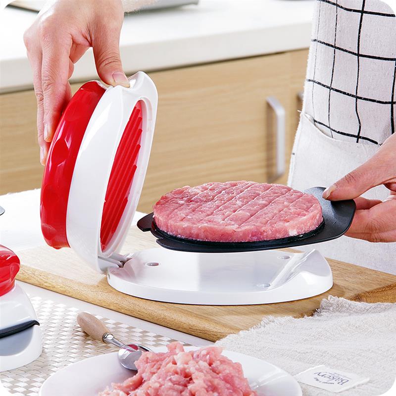 DIY Hamburger Press Round Shape Hamburger Meat Beef Grill Burger Press Patty Maker Mold Food-Grade Plastic Press Burger Maker