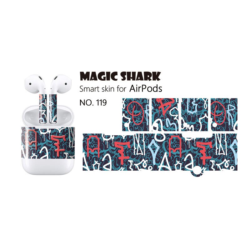 Magic Shark Personalize And Dramatically Change The Look Of Your For Apple Airpods Skin Sticker Easy To Install Stalk Skin Over: 119