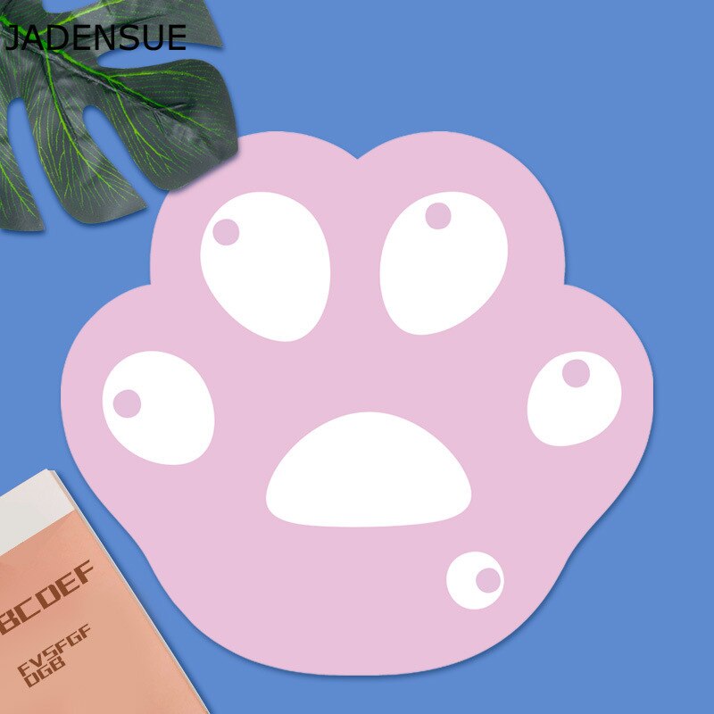 Mouse Pad Rubber Cute Cat Paw Pattern Anti-Slip Mice Comfortable Desk Mats for Laptop PC Computer Pad Game Mousepad Deskpad: 280x260x3mm 16