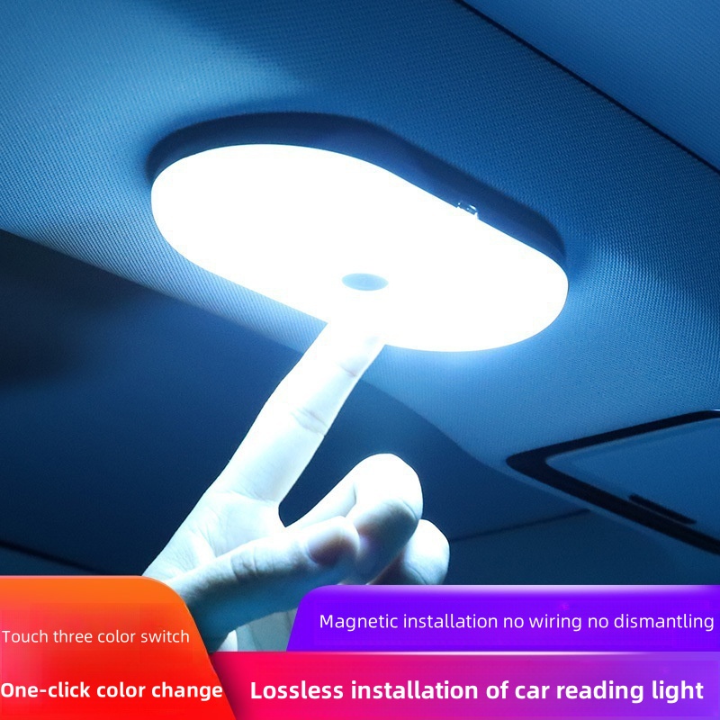 Läslampa led-innerbelysning biltakbelysning bilhytt interiör innertakbelysning