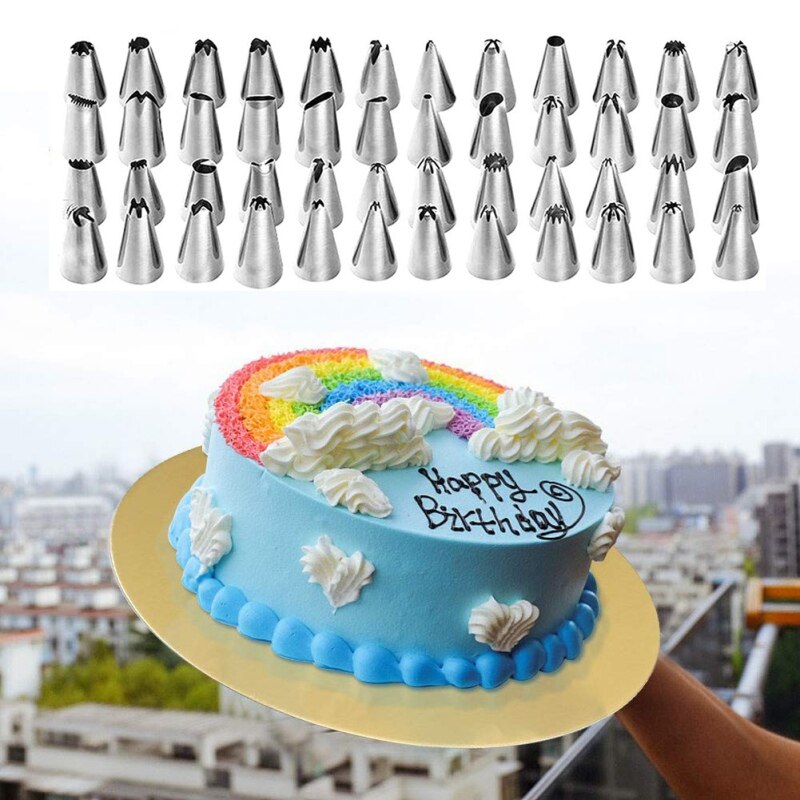 127 Pcs Baking Frosting Baking Tool Sets Pastry Bags Frosting Spreader Fondant Decoration Tools