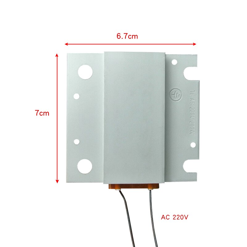 200W 300W Square Heating Plate Welding Plate Soldering Tools Thermostatic Heater PTC Heating Plate Bonding Pad