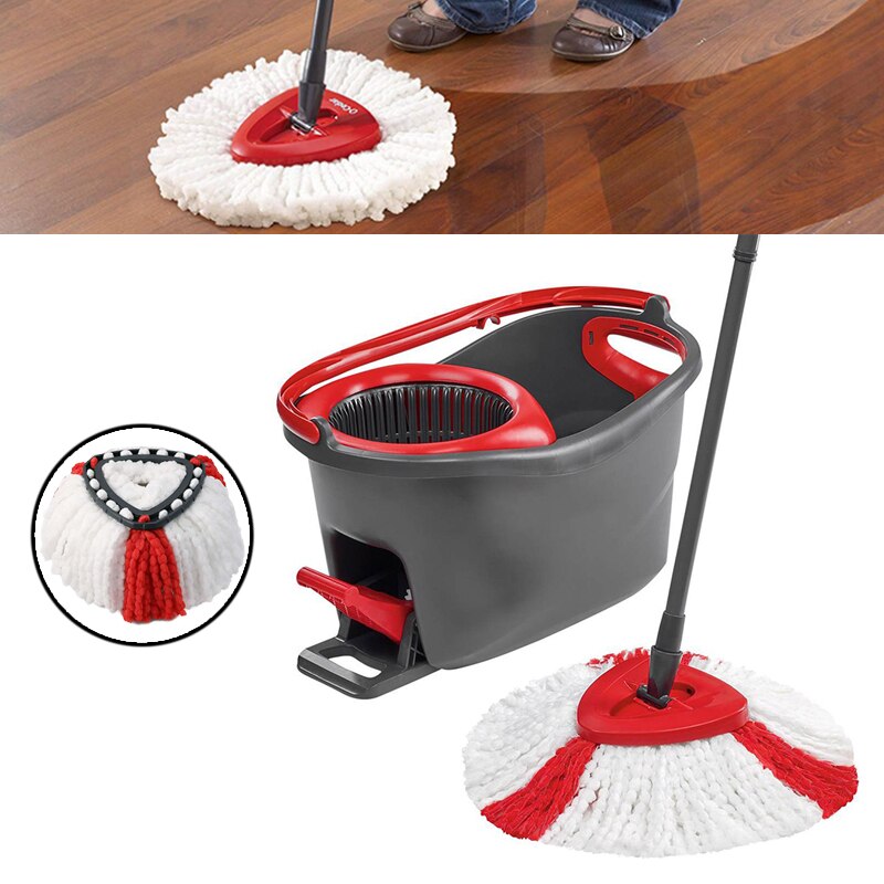 Replacement Microfibre Spin Mop Clean Refill Head For Vileda O-Cedar EasyWring Household Cleaning Tools Mop Accessories