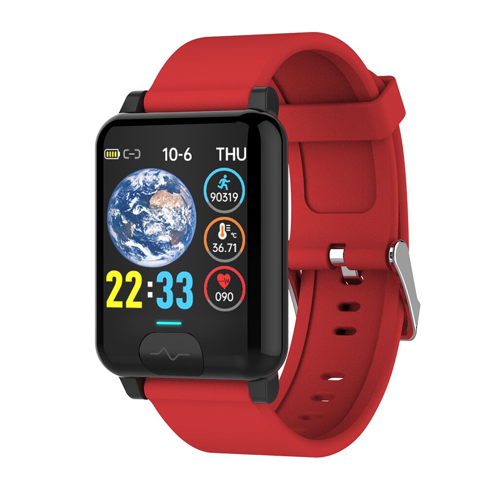 Ti Chip Smart Horloge E80 Mannen Vrouwen Temperatuur Meting IP68 Waterdichte Ppg + Ecg Hartslagmeter Fitness Tracker Smartwatch
