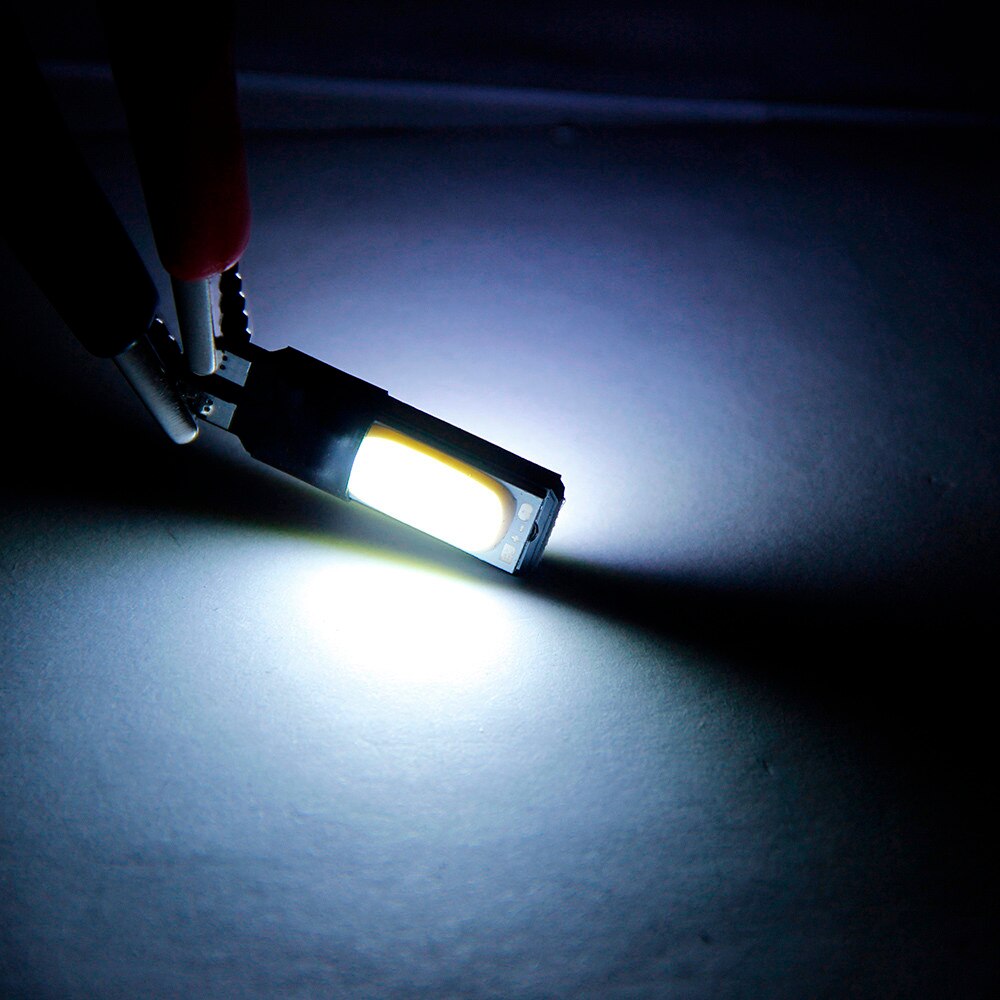10 Pcs T10 Led 194 168 W5W Cob Interieur Lamp Licht Wit Parking Backup Brake Lampen Canbus Geen Fout Auto 'S xenon Auto Led