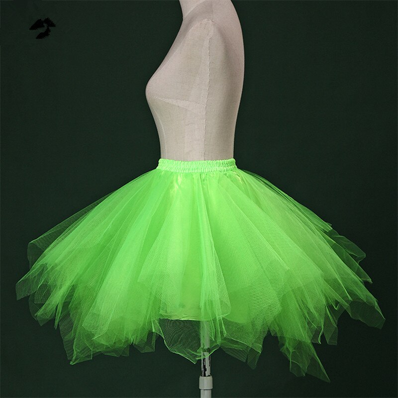 White Short Petticoat Tulle Crinoline Underskirt For Girl Wedding Accessories Ballet Petticoat