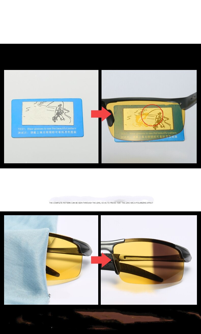 KH cambio de Color, gafas de sol fotocromáticas día y noche, gafas de sol polarizadas, gafas de conducción