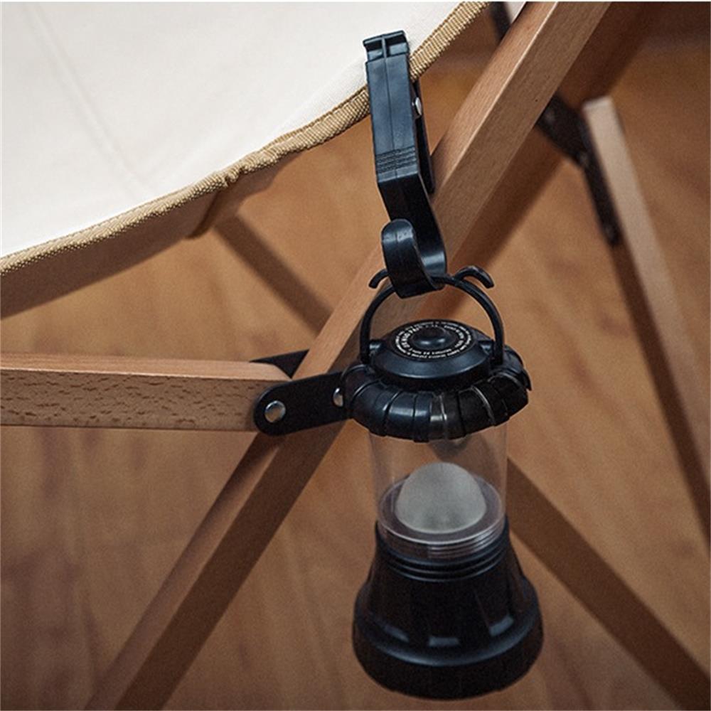 4 Pcs 2 in 1 Tent Clip with Hook Portable Tarp Clips Clasp Non-slip Awning Clamp Multi-Purpose Fixed Fabric Clip