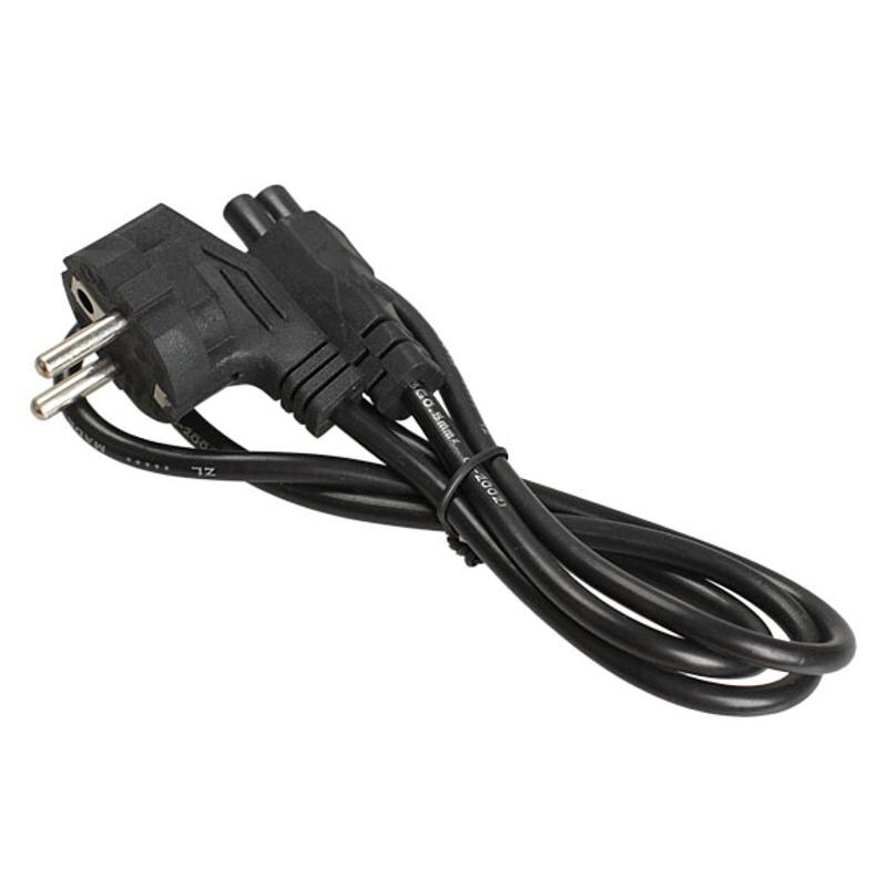 1M EU Universal Adapter Cable 3 Prong 2 Pin AC Laptop Power Cord Charge Adapter Cable Computer Cables Connectors