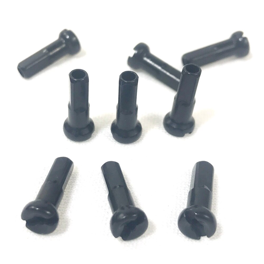 Søjle  pb14 messing nippel rundt hoved 14 gauge 2.0 længde 12mm 14mm 16mm sølv sort racercykel del gratis skib