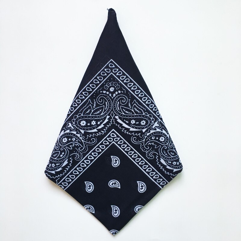 Unisex Katoen Bandana Sjaal Vierkante Bandana 55Cm * 55Cm Hoofddeksels Hip Hop Rock Meisjes Hoofddoek Hoofdbanden Haar accessoires: 9