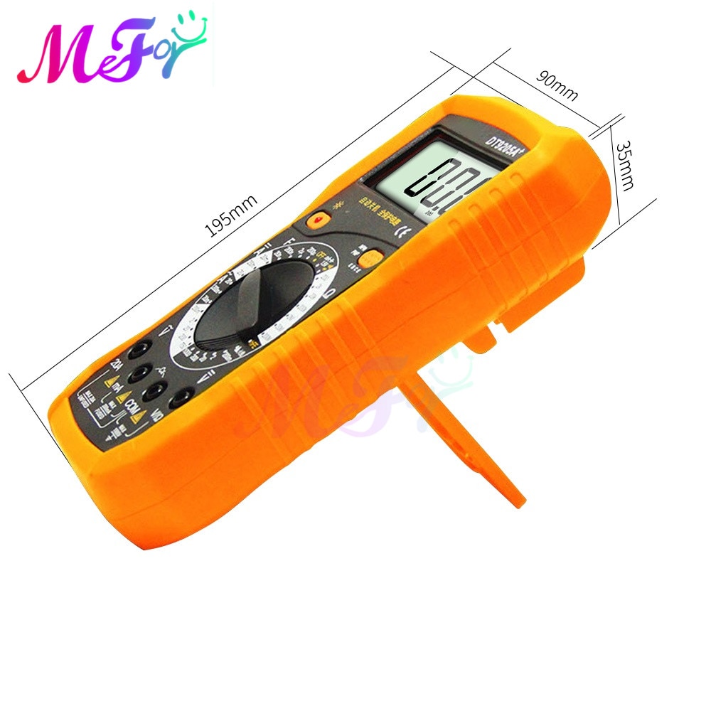 DT92 DT9205 Digital Multimeter Meter Multimetro Tester Digital Multimeter Voltage Current Resistance Testers Multi Meter