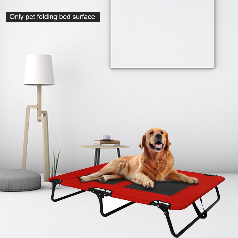 Opvouwbaar bed voor huisdieren, binnen, wasbaar, kampeerhuis, hond, kat, vervangende onderdelen, draagbaar, ademend, oxford-doek, buiten, zomer