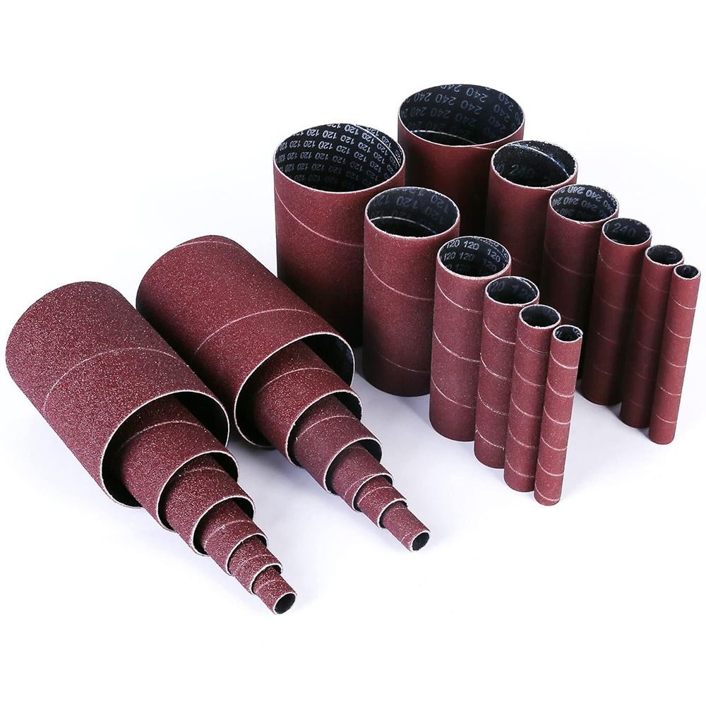 6 stücke Zubehör Universal Spindel Schleif hülsen polieren 80 # Schleif trommel Kit langlebige 120 # Schleif werkzeuge