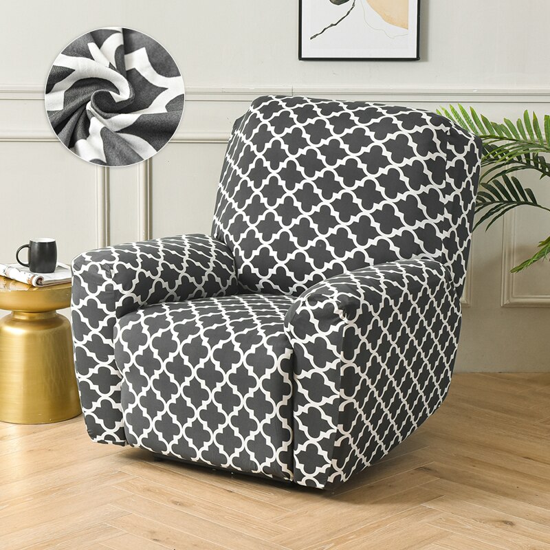 Spring Print Recliner narzuta na sofę s elastyczny fotel Lazy Boy Recliner pokrowce na krzesła antypoślizgowy rozkładany tapczan narzuta na sofę do wystroju domu: k491 / 1 Seat