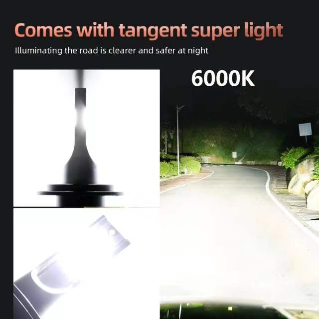 2 Stuks H3 Led Koplamp Lamp Led H3 Auto Licht Mistlampen1: 1 Size Replica Vervanging Halogeenlamp 80W 12V 24V Auto Lamp: koud wit 6000k