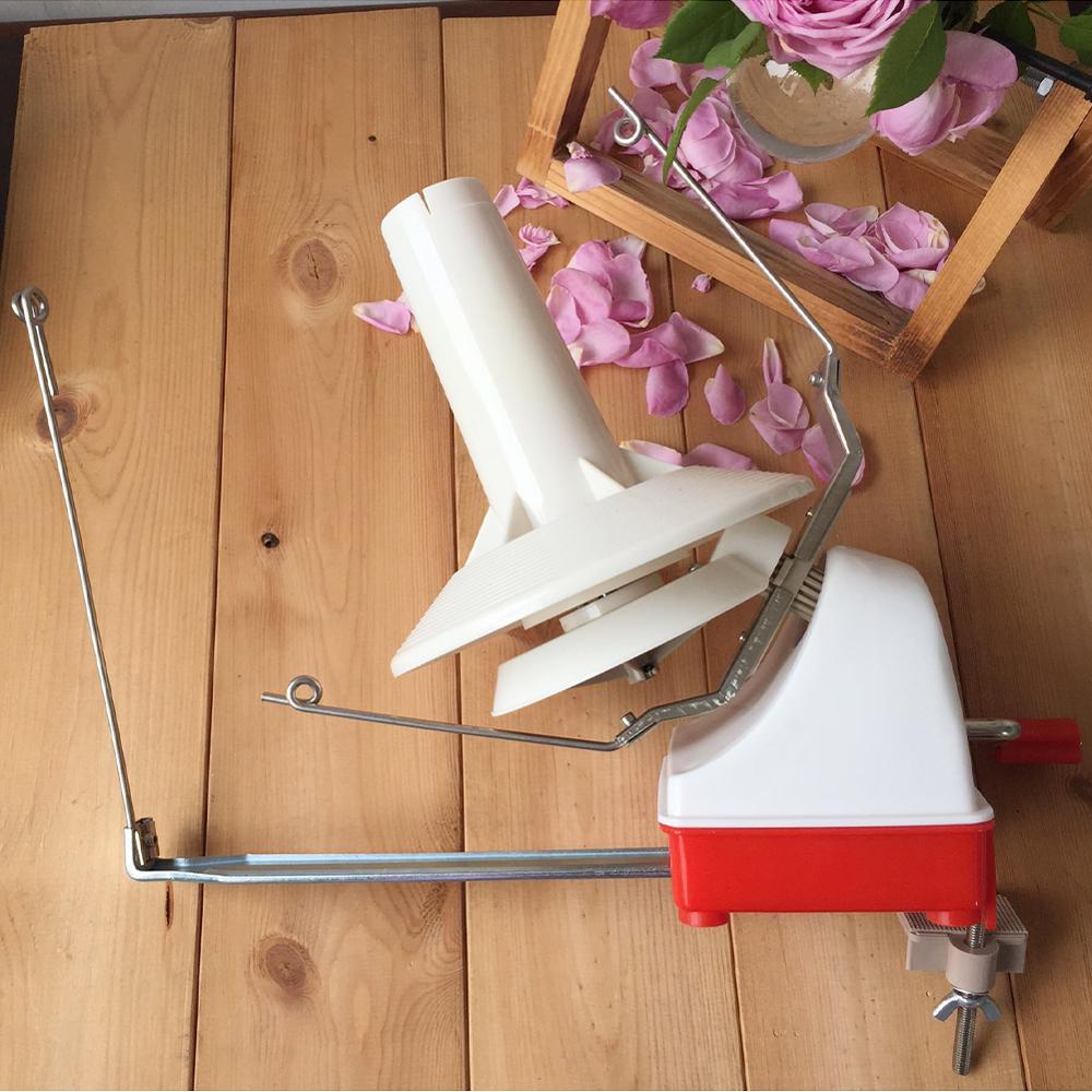 Stickmaskin handhållen garnlindare fiber sträng linje kullindning manuell ullrullare sömnadstillbehör