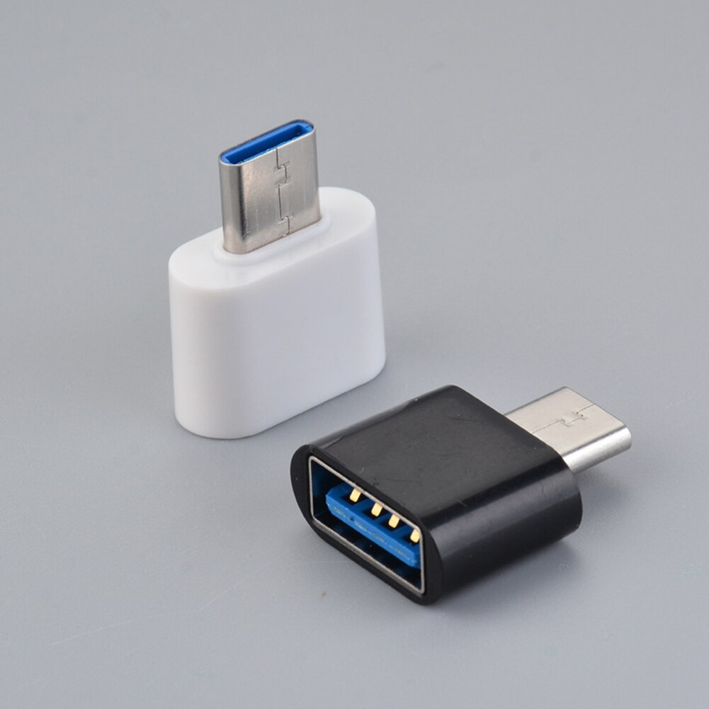 2 Stuks High Speed Man-vrouw Type-C Naar Usb Otg Converter Voor Flash Drive Muis Telefoon Adapters type-C Naar Usb Otg Converter