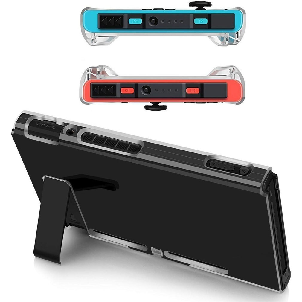 Coque de protection dure pour Nintendo Switch transparente, claire, couvre l&#39;arrière, ultra fine