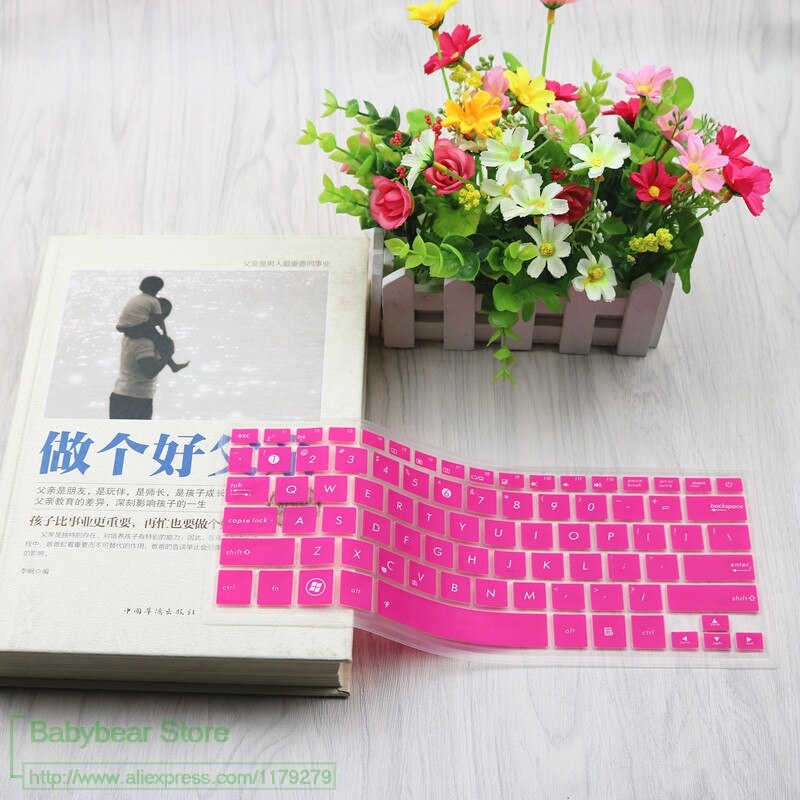 Dla Asus Zenbook UX32E UX32V UX32VD UX430 UX330 UX410 UX305 UX410 UX303 UX330 13.3 14 cal klawiatura laptopa obudowa ochronna: rose