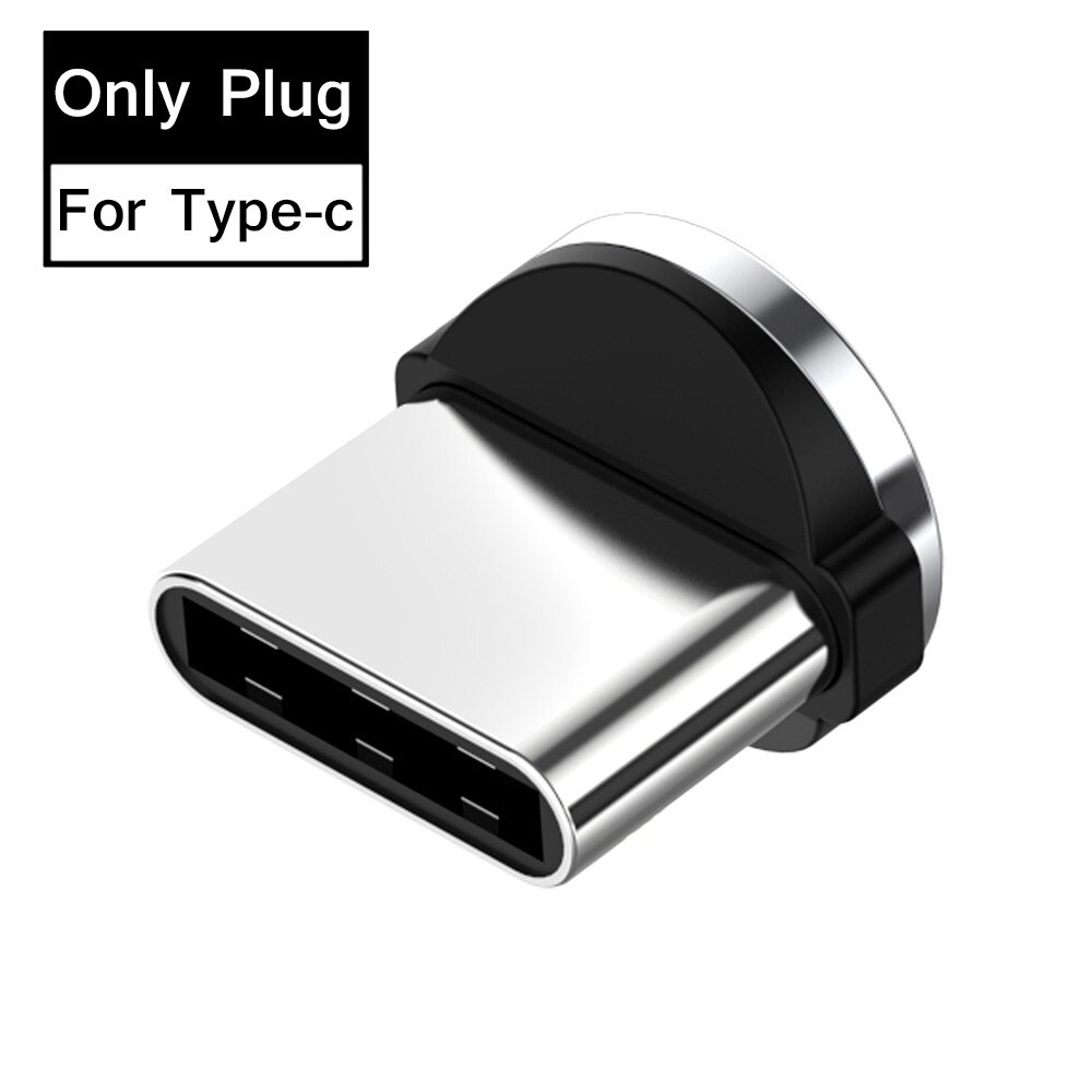 Cavo a molla magnetico 3A Micro USB tipo C cavo di ricarica rapida a 8 Pin per iPhone X Samsung S9 S10 cavo retrattile Huawei P30 lite: Only Type-c Plug