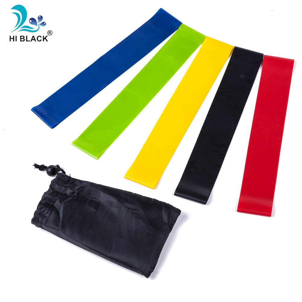 17Pcs Latex Resistance Bands Set Yoga Oefening Fitness Band Rubber Loop Buis Bands Gym Deur Anker Enkelbandjes met Zak