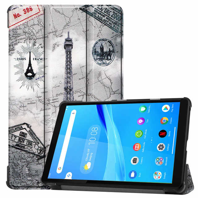 iBuyiWin Megnetic Case For Lenovo Tab M8 TB-8505F TB-8505X 8.0 inch Tablet Funda Capa Cover for M8 FHD TB-8705F/8705N Stand Case: Tie Ta